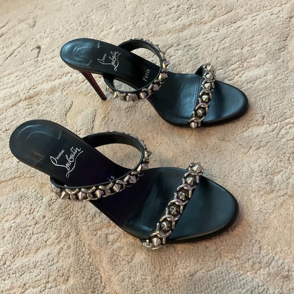 Christian Louboutin Just Chain Heels black - Picture 5 of 9